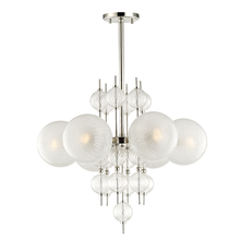 Hudson Valley 6427-PN - 6 LIGHT CHANDELIER