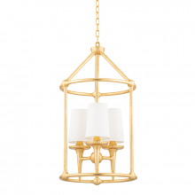 Hudson Valley 6617-GL - 3 LIGHT CHANDELIER