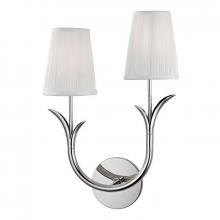  9402L-PN - 2 LIGHT LEFT WALL SCONCE