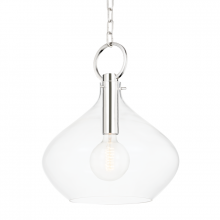 Hudson Valley BKO253-PN - 1 LIGHT PENDANT