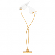 Hudson Valley KBS1749401-GL/TWH - Frond Floor Lamp