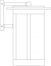 Arroyo Craftsman SAB-9OF-RC - 9" Santorini Wallmount