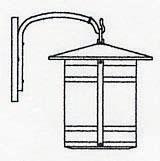 Arroyo Craftsman BB-11LOF-N - 11" berkeley long body wall mount