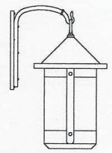 Arroyo Craftsman BB-14TLF-P - 14" berkeley tall-long body wall mount