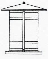 Arroyo Craftsman BC-17LRM-BK - 17" berkeley long body column mount