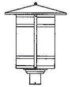 Arroyo Craftsman BP-17LWO-BK - 17" berkeley long body post mount