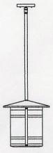 Arroyo Craftsman BSH-11LF-N - 11" berkeley long body stem hung pendant