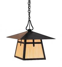 Arroyo Craftsman CH-15ECS-BZ - 15" carmel pendant without overlay (empty)