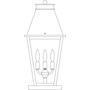 Arroyo Craftsman CRC-10RM-MB - 10" croydon column mount