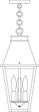 Arroyo Craftsman CRH-8CS-RC - 8" croydon pendant