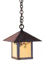 Arroyo Craftsman EH-12ERM-BZ - 12" evergreen pendant without overlay (empty)