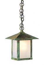 Arroyo Craftsman EH-7TCS-BK - 7" evergreen pendant with t-bar overlay