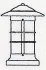 Arroyo Craftsman NC-9LGW-S - 9" newport long body column mount