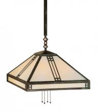 Arroyo Craftsman PSH-18GW-S - 18" prairie stem hung pendant