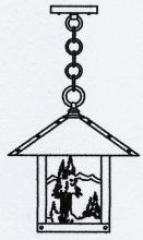 Arroyo Craftsman TRH-12MNF-BZ - 12" timber ridge pendant with mountain filigree