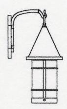 Arroyo Craftsman VB-7RM-BZ - 7" valencia wall mount