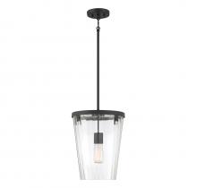 Lighting One US L7-2322-1-89 - Dimond 1-Light Pendant in Matte Black