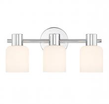 Lighting One US V6-L8-9022-3-11 - Strand 3-Light Bathroom Vanity Light in Chrome