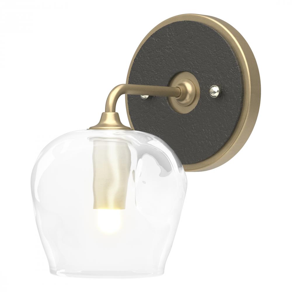 Ume 1-Light Curved Arm Bath Sconce