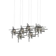 Hubbardton Forge 131095-SKT-LONG-10-II0728 - Tura 7-Light Seeded Glass Pendant