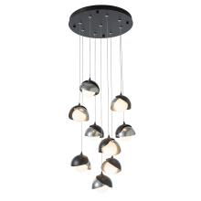 Hubbardton Forge 131105-SKT-STND-10-85-GG0711 - Brooklyn 9-Light Double Shade Pendant