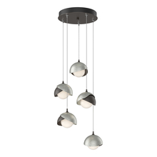 Hubbardton Forge 131125-SKT-STND-14-85-GG0711 - Brooklyn 5-Light Double Shade Pendant