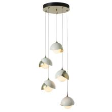 Hubbardton Forge 131125-SKT-STND-86-02-GG0711 - Brooklyn 5-Light Double Shade Pendant