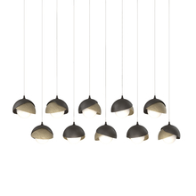 Hubbardton Forge 131205-SKT-LONG-14-84-GG0711 - Brooklyn 10-Light Double Shade Pendant