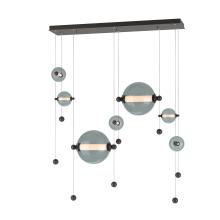 Hubbardton Forge 139054-LED-STND-14-YL0694 - Abacus 7-Light Double Linear LED Pendant