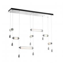 Hubbardton Forge 139101-LED-STND-85-ZM0696 - Libra 7-Light Double Linear LED Pendant