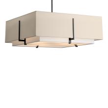 Hubbardton Forge 139635-SKT-MULT-10-SF2012-SA2401 - Exos Square Large Double Shade Pendant