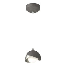 Hubbardton Forge 161183-SKT-STND-20-85-GG0711 - Brooklyn Double Shade Low Voltage Mini Pendant