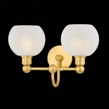 Mitzi by Hudson Valley Lighting H1019302-AGB - Jerica Bath And Vanity