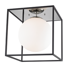 Mitzi by Hudson Valley Lighting H141501L-PN/BK - Aira Flush Mount