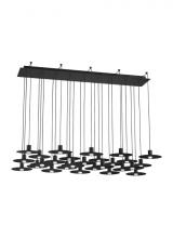 Visual Comfort & Co. Modern Collection 700TRSPEVS27TB-LED930277 - Eaves 27 Light Chandelier