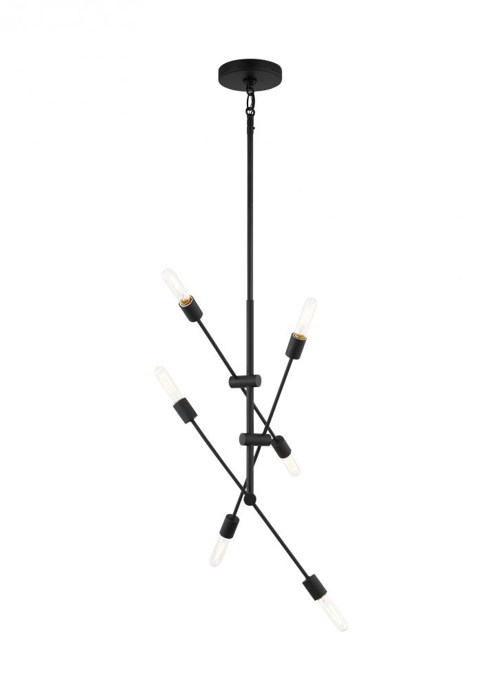 Axis Six Light Medium Chandelier