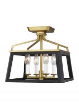 Visual Comfort & Co. Studio Collection CF1084MBKBBS - Carlow Flush Mount