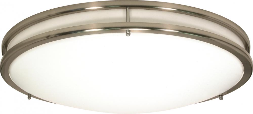 Glamour - 3 Light CFL - 13" - Flush Mount - (3) 13w GU24 / Lamps Included