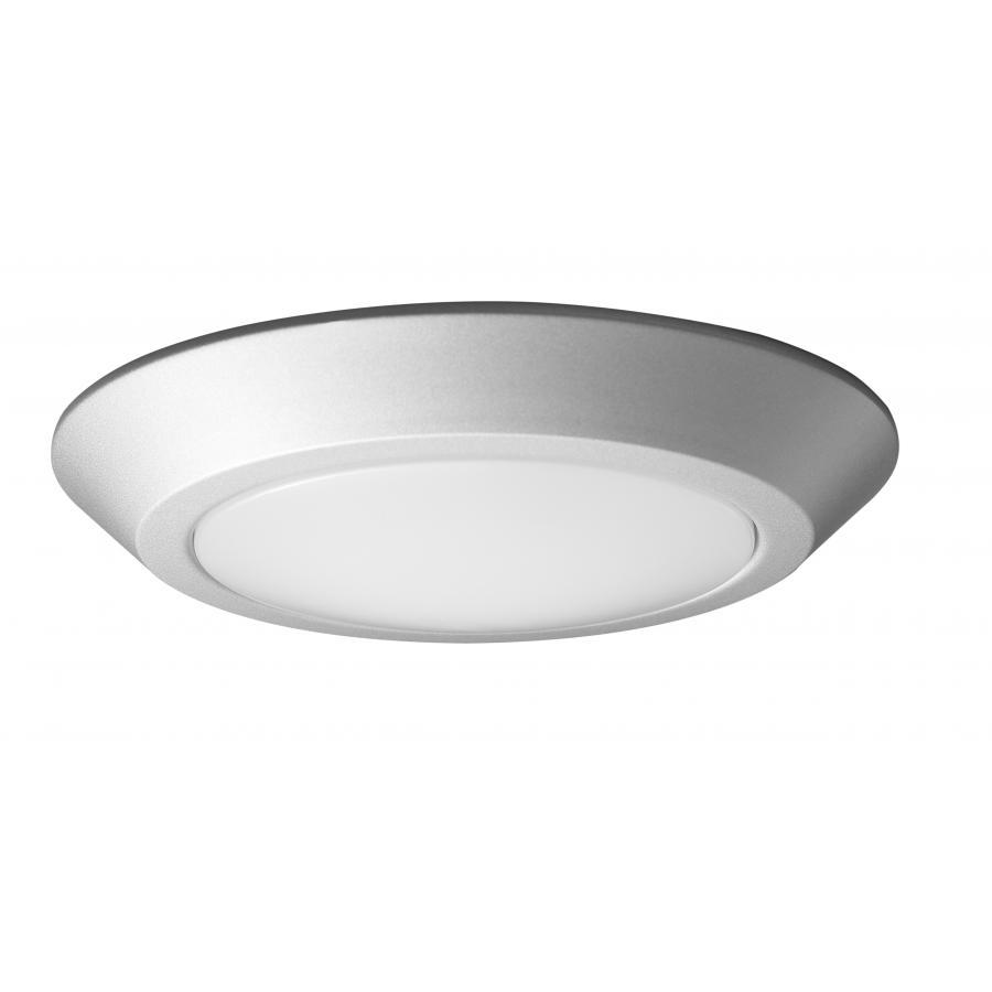 10"- LED Disk Light Flush - Brushed Nickel Finish - 3000K