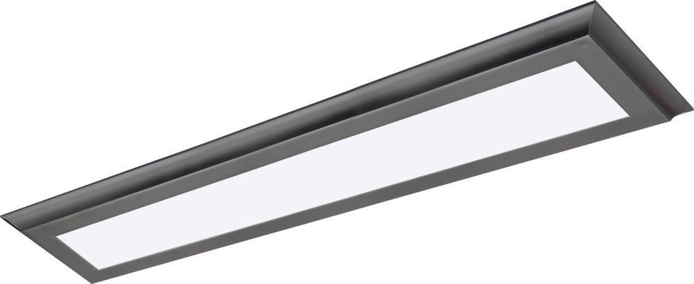 Blink Plus Profile - 30W- 7" x 38" Surface Mount LED - 3000K - Gun Metal Finish - 100-277V