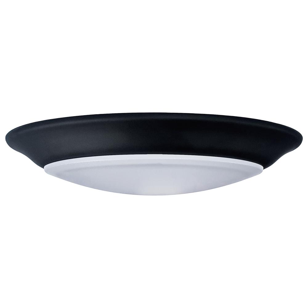 7 inch; LED Disk Light; CCT Selectable 3K/4K/5K; Black Finish