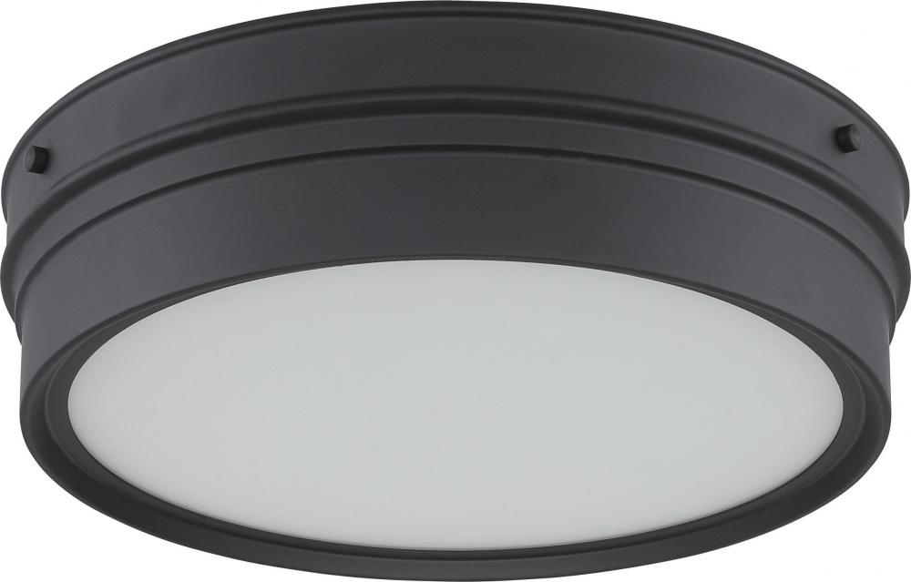 Ben - LED Flush Fixture with Satin White Glass