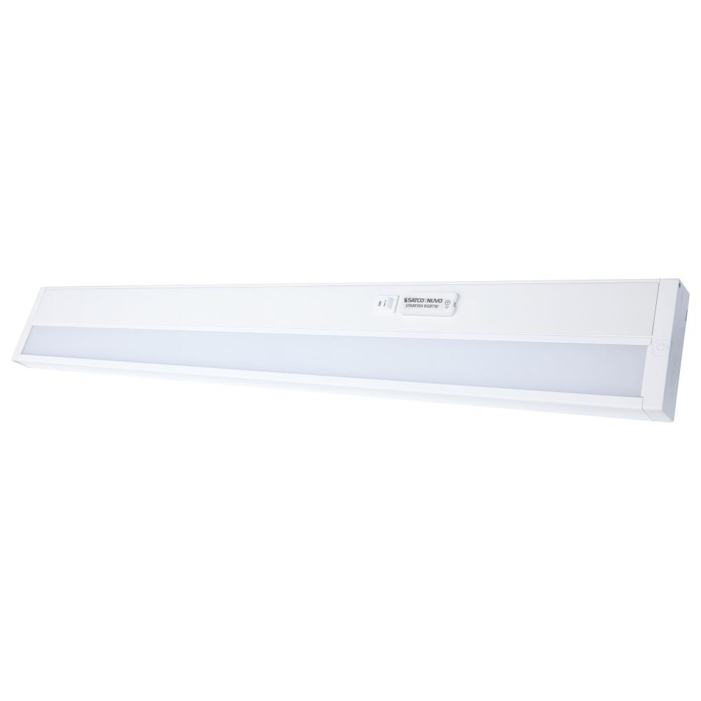 28 Inch; LED; SMART - Starfish; RGB and Tunable White; Under Cabinet Light; White Finish