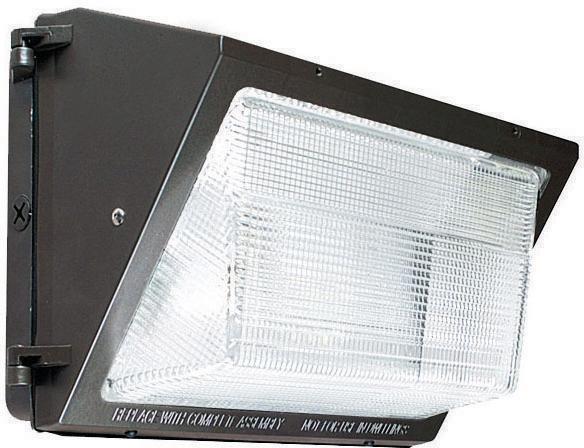 LED Wall Pack; 56 Watt; Bronze Finish; 120-277V