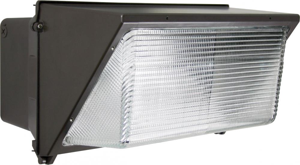 LED Wall Pack; 120 Watt; Bronze Finish; 120-277V