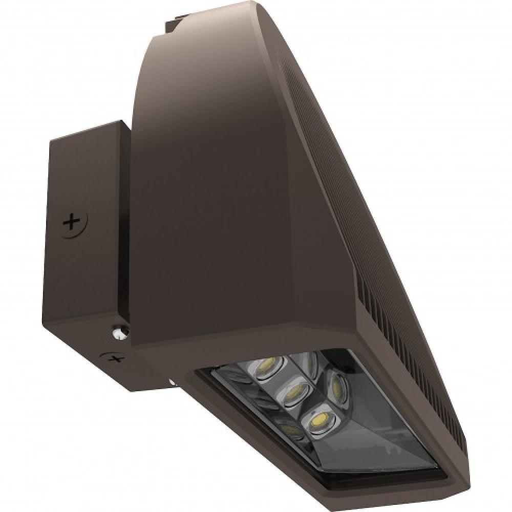 LED Adjustable Arc Wall Pack; 32 Watts; Bronze Finish; 5000K; 2900 Lumens