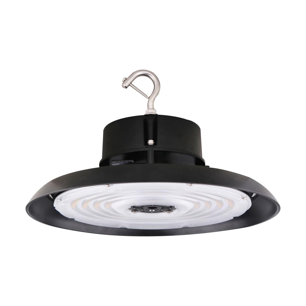 100W UFO LED High Bay; 14400 Lumens; 5000K; 120-277 Volt; 0-10V Dimmable; Black Finish