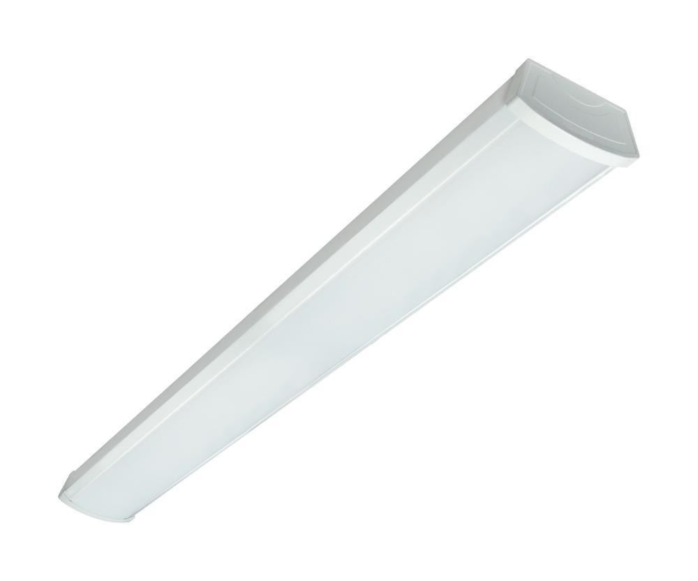 LED 4 ft.- Ceiling Wrap - 40W - 3000K - White Finish - 100-277V