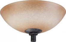 Nuvo 60/1444 - Madison; 2 Light; 13 in.; Flush Dome with Toffee Crunch Glass