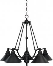 Nuvo 60/1702 - Bridgeview - 5 Light Chandelier - Mission Dust Bronze Finish